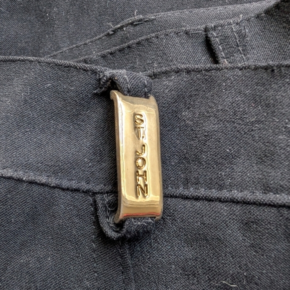 St. John Sport Black Pants Size 6 | Marie Gray Collection - Picture 8 of 9